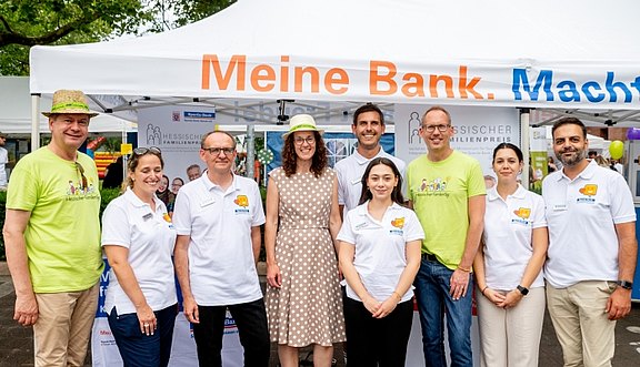 Besuch beim Team der Sparda-Bank Hessen eG, Sponsoring-Partner des Familientages