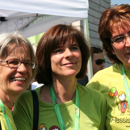 Marlis Butenschön, Anja Köbe und Sabine Rosenkranz (v.l..n.r.) vom Organisationsteam
