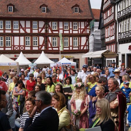 Blick von der Marktplatzbühne